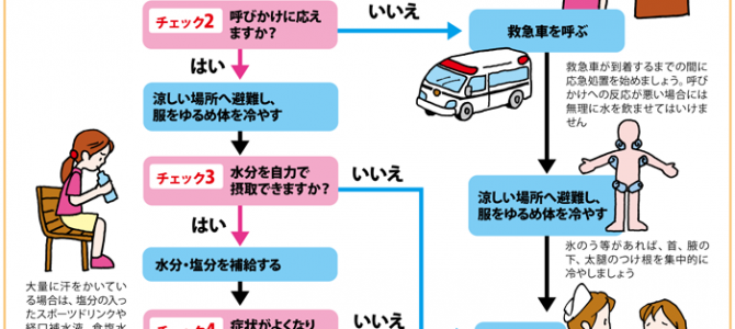 ＜＜熱中症を引き起こす３要素＞＞